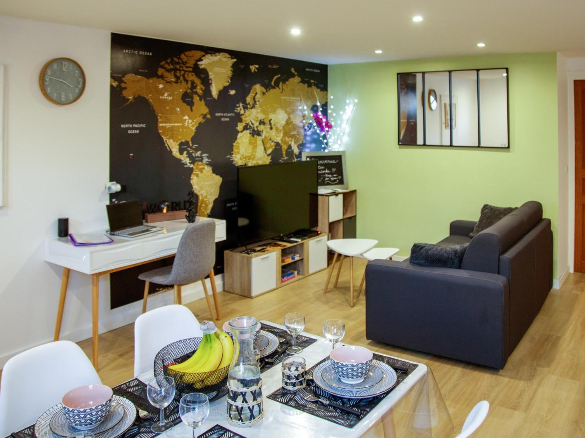 LE CONCORDE-Cosy-WIFI-Clim-Idéal-famille et pros Bram Esterno foto